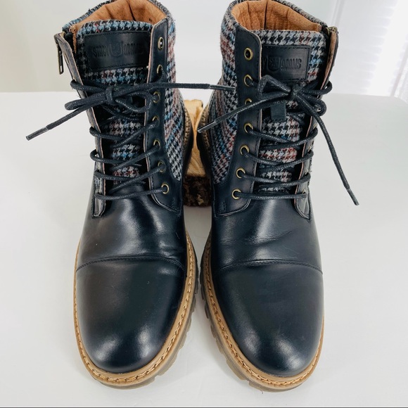 Stacy Adams Griffyth Cap Toe Lace Up Zip Chukka Boot - Picture 3 of 12